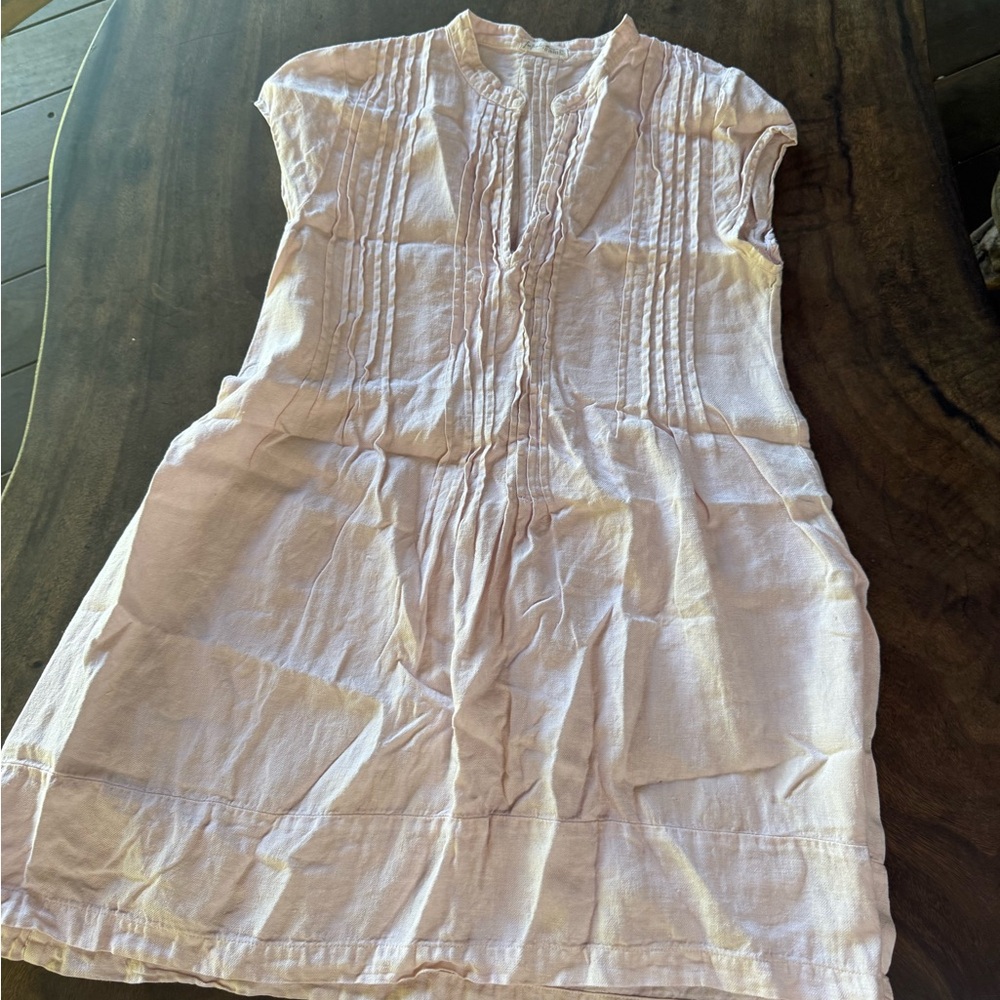 Free People Blush Pink Textured Dress